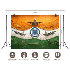 LB1654 Indian Air Force Tricolour Backdrop