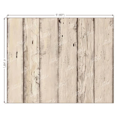 LB1657 Rustic Ivory Vertical Wooden Plank Backdrop