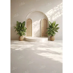 LB1660 Tropical Archway Retreat Maternity Backdrop