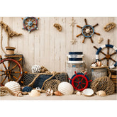 LB1671W Sailor Theme Wall Backdrop