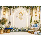 LB1673W Krishna Nandalaya Wall Backdrop