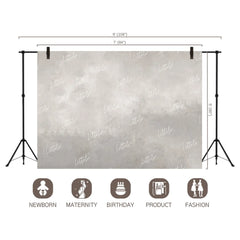 LB1678 Light Grey Texture Backdrop
