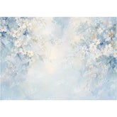 LB1683 Rock Blue Floral Backdrop