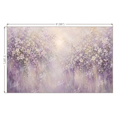 LB1690 Dreamy Lavender Blooms Backdrop