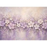 LB1693 Lavender Blooms Floral Backdrop