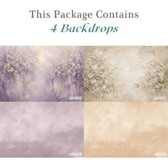 LB1701 Dreamy Blossom Newborn Backdrop Combo