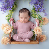 Baby Romper and Sleep Hat SR017 | Set of 2 | NB| Toon