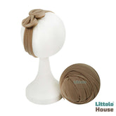 Baby Neutral Jersey Wrap With Hairband SR091 | NB | Beige