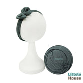 Baby Neutral Jersey Wrap With Hairband SR091 | NB | Pebble