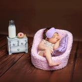 Baby Pajama Party Theme Accessories Sleeping Pillow ,Eye Mask & Headband SR092 | NB | Purple