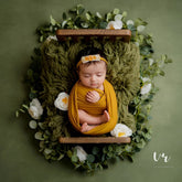 Artificial Eucalyptus Vine with White Flowers Set of 1 | Natural Green