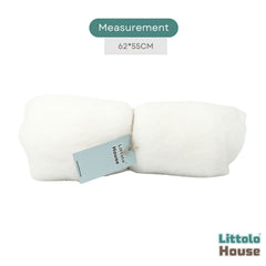 Natural Wool Fluff Wool Layer L025 | White
