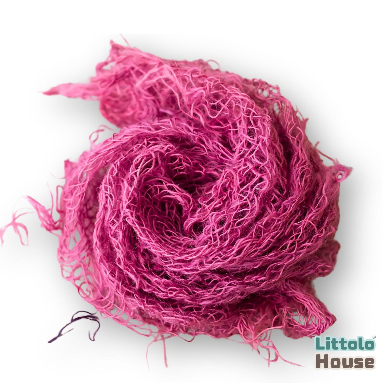 Chunky Burlap Layer | Rose Gold