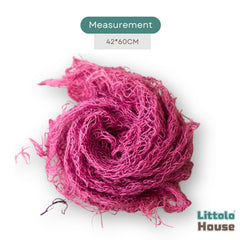 Chunky Burlap Layer | Rose Gold