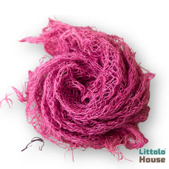 Chunky Burlap Layer | Rose Gold