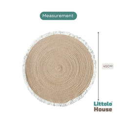 Hand Woven Boho Jute Layer L042 | Khaki