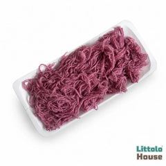 Natural Wool Flokati Fur Stuffer L058 | 100GM | Brandy Rose