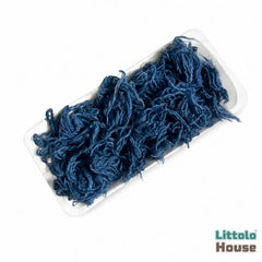 Natural Wool Flokati Fur Stuffer L058 | 100GM | Electric Blue