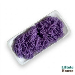 Natural Wool Flokati Fur Stuffer L058 | 100GM | Mauve