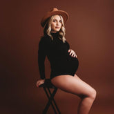 Full Sleeves Body Suit M021 Maternity Bodysuit | Black