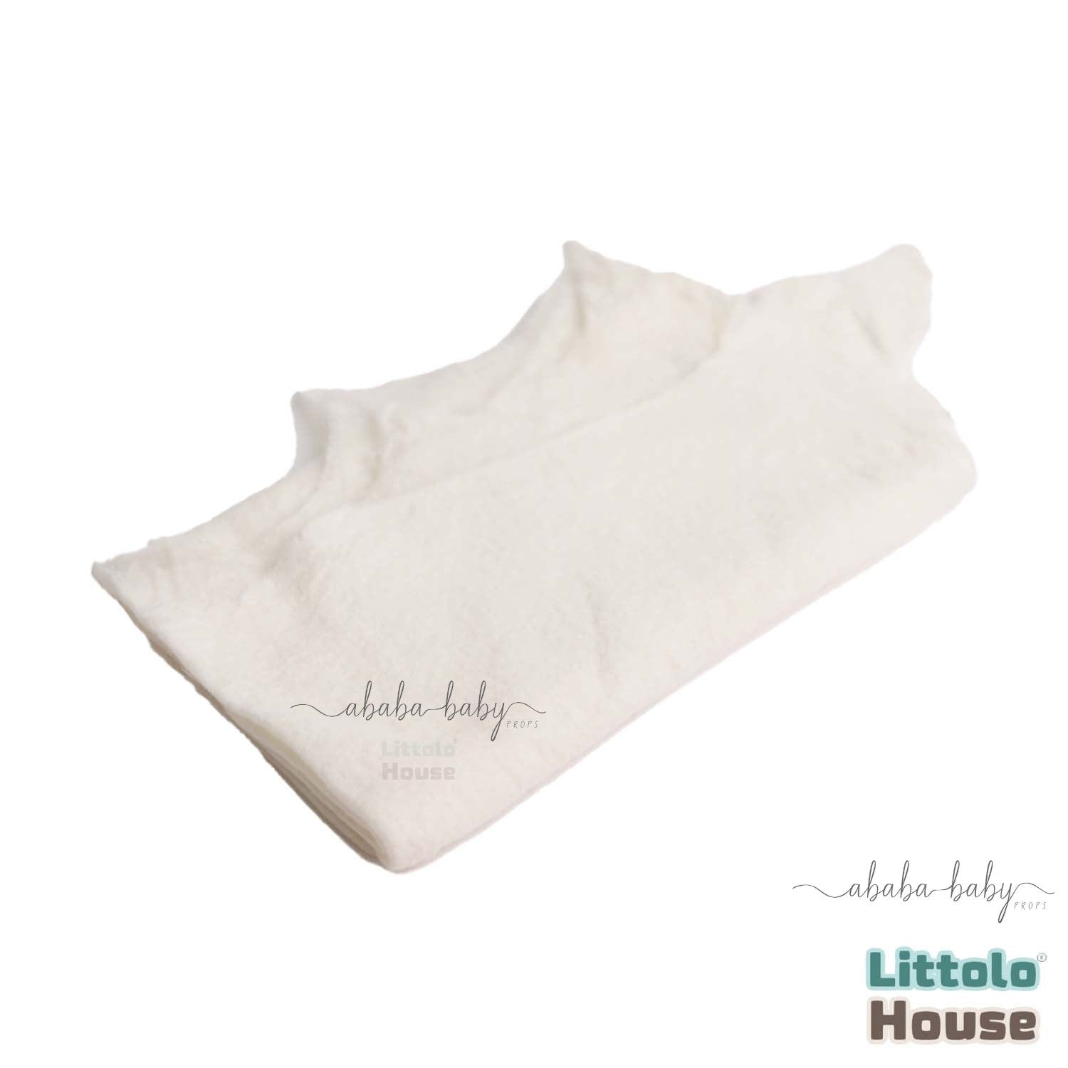 Ababa Props Merino Silk Felted Layers Felt Layer L024 | Ivory