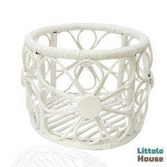 Rustic Cane Floral Basket