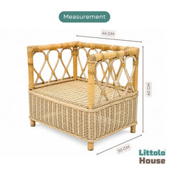 Rustic Cane Royal Sofa