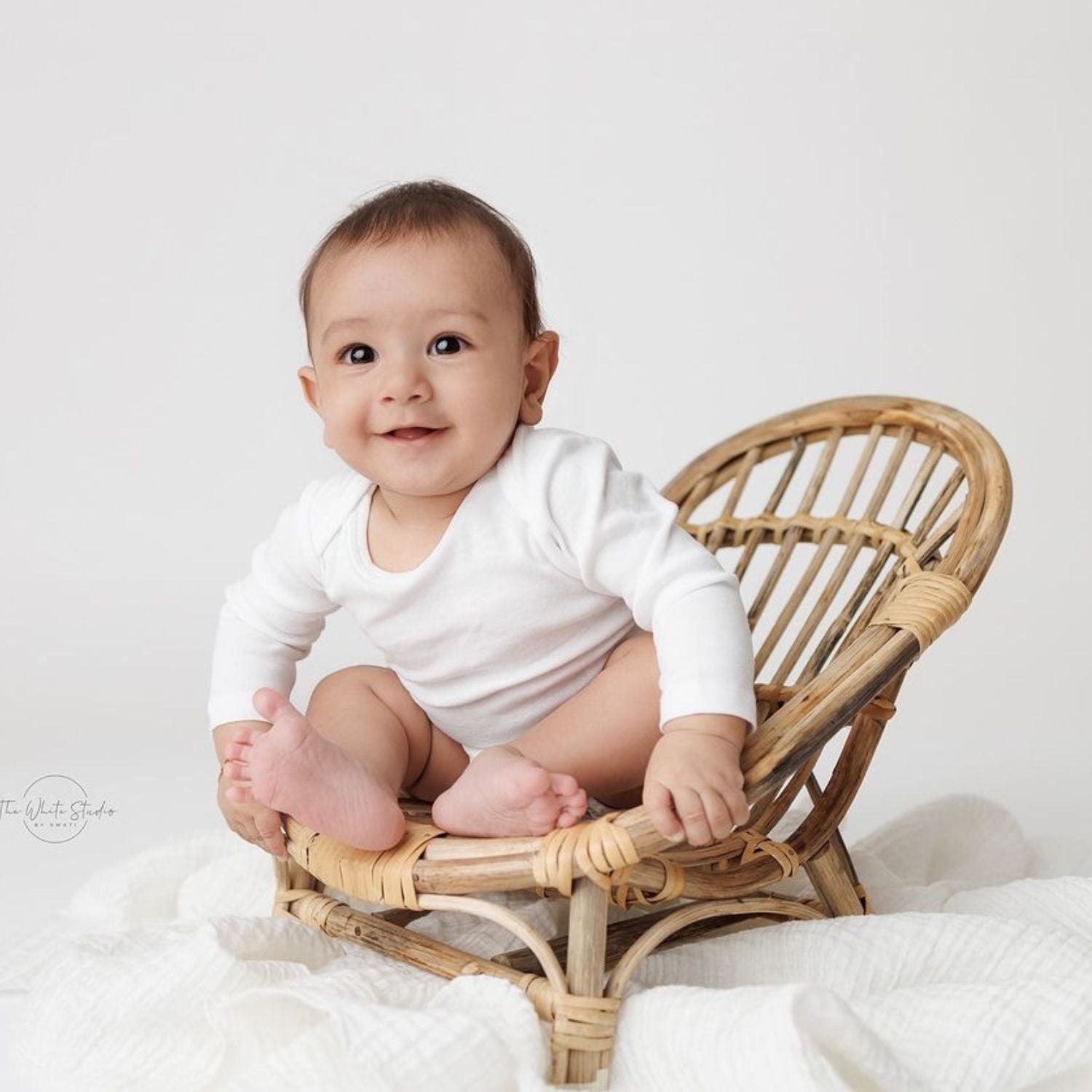 Cane Stylish Arm Rest Chair | Cane | Natural Wood