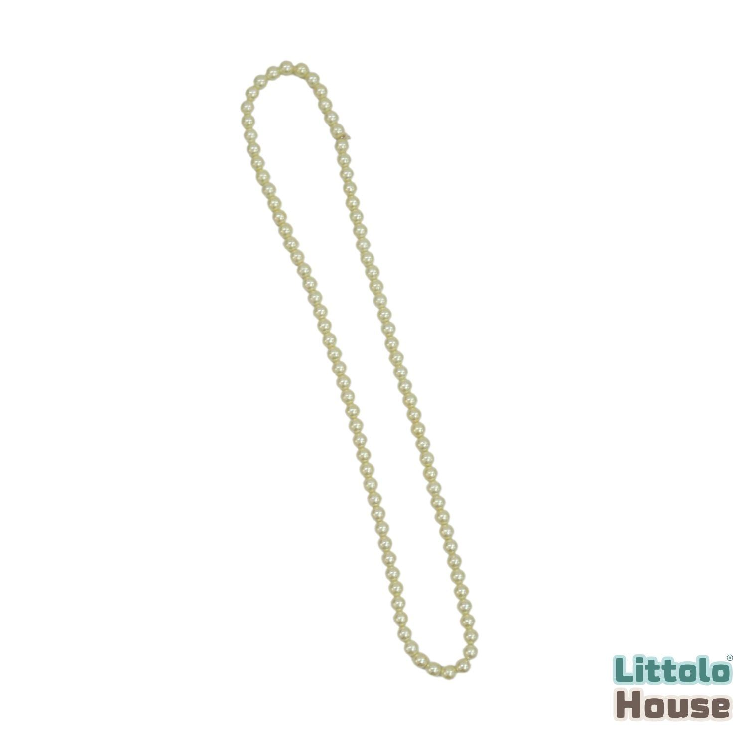 Pearl Necklace D012 | Pack of 1 | Decorative Add-ons | Natural White