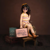 Vintage Suitcase D018 Pack of 3 | Decorative Add-ons | Multicolour