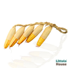Artificial Sweet Corn String D045 | Decorative Add-ons | Sunshine Yellow