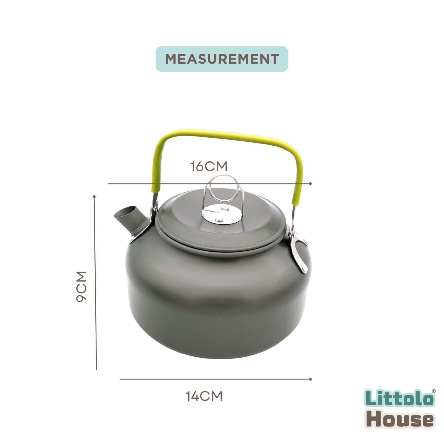 Stylish Campaign Kettle | Dark Grey D118 | Pack of 1 | Dark Grey