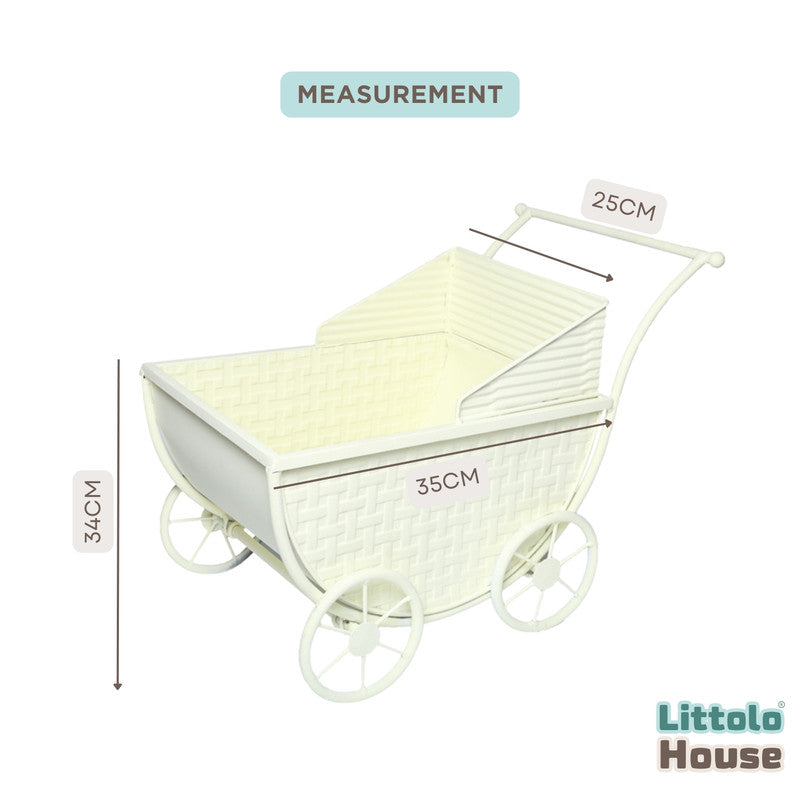 Iron Cart | Iron Art | Rustic Cream