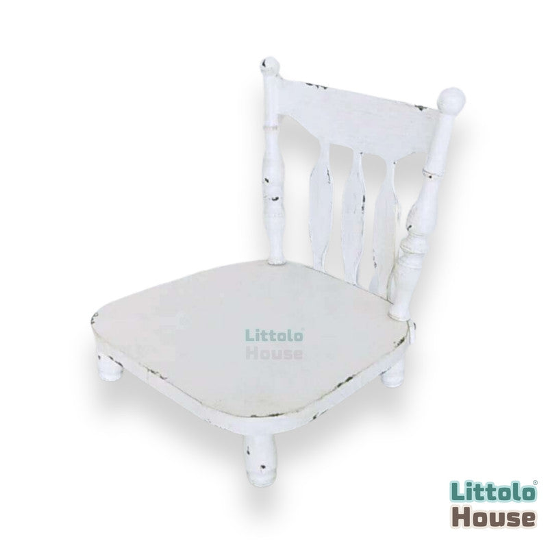 Iron Detachable Foldable Chair | Iron Art | White