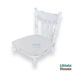 Iron Detachable Foldable Chair | Iron Art | White