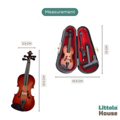 Baby Violin Instrument | Miniature | Red