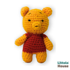Baby Crochet Pooh| NB | Red Yellow
