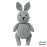 Plush Knitted Bunny Teddy Toy TY180 | Pack of 1 | Grey