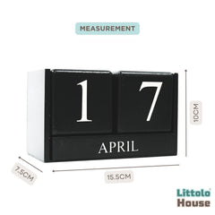 Baby Milestone Blocks | Wooden | Blue White