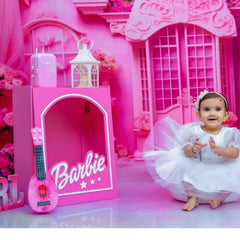 Baby Girl Doll Box | Wooden Decorative | Pink