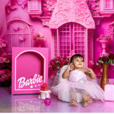 Baby Girl Doll Box | Wooden Decorative | Pink