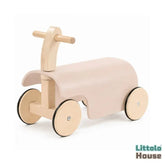 Toddler Ride-On Scooter Prop | Wooden Decorative | Beige