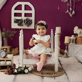 Vintage Poster Bed | Wooden Decorative | White