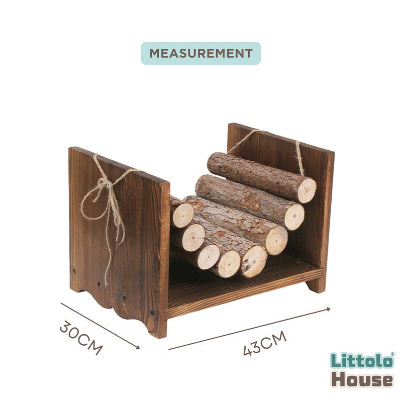 Wooden Log Hammock | Wooden | Natural Wood