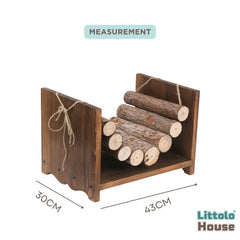 Wooden Log Hammock | Wooden | Natural Wood