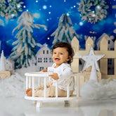 Oval Crib | Wooden Tableware | White