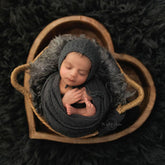 Heart Bowl Wooden Baby prop