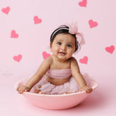 Handmade Round Bowl | Wooden Tableware | Pink