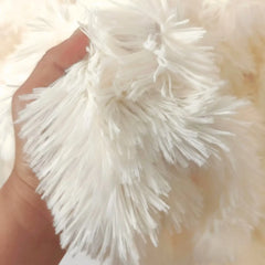 Artificial Fur Fabric FB029 | Off White