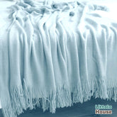 Hand Woven Premium Fringe Layer L024 | Ice Blue